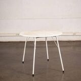 Perforated metal garden table