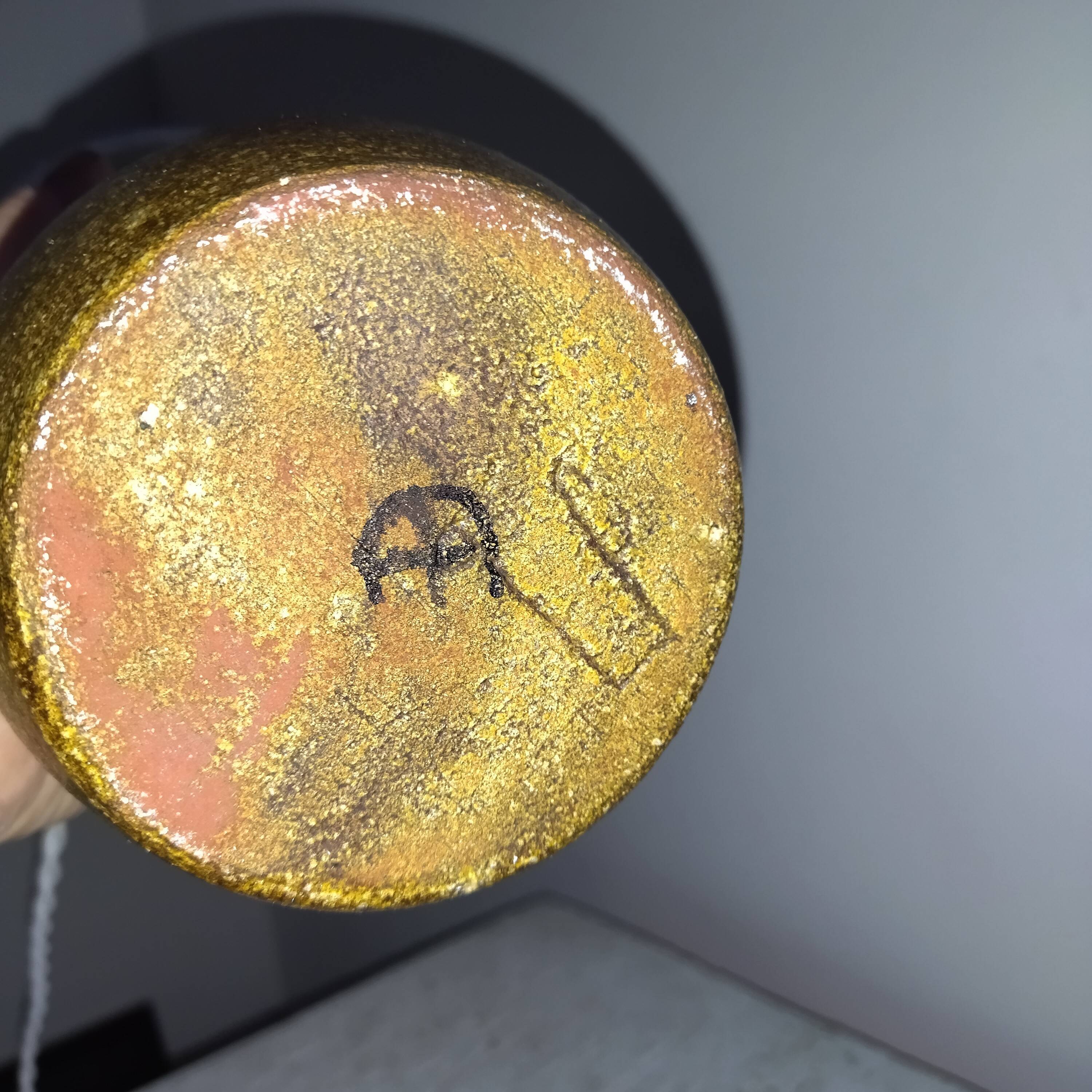 Lamp Accolay ceramic 50 1950 50's deco design