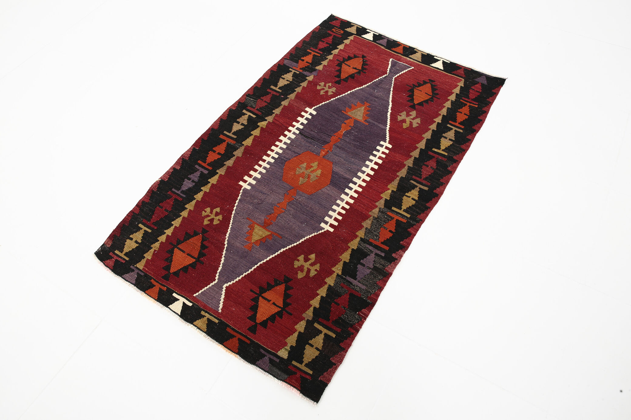 3x5 Small Size Kilim Rug, 88x146Cm