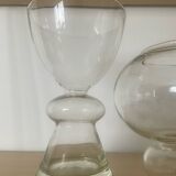 Pair of vintage glass vases