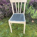 Four original 50 year retro white chairs