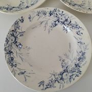 Assiettes Creil Montereau Modèle Linotte