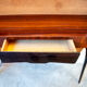 Vintage wooden console Italy 1950s