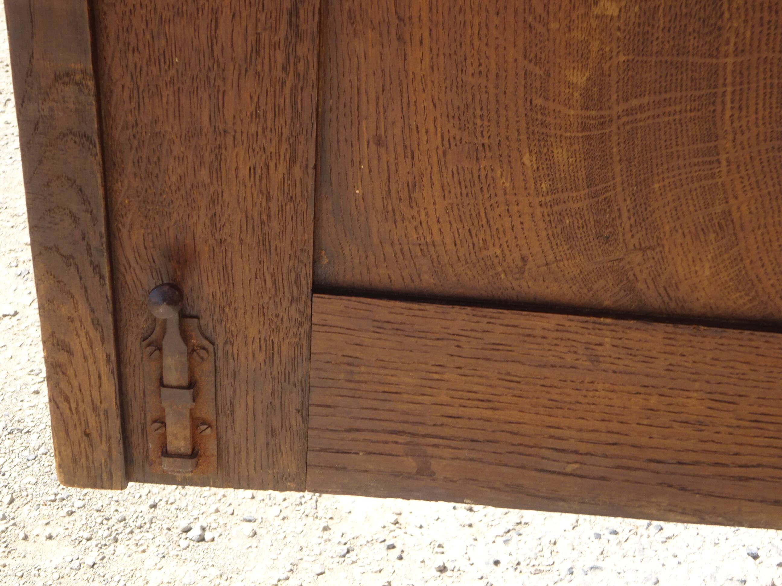 Large Parisian wardrobe in solid oak