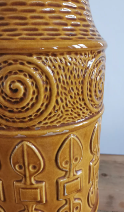 Ceramic lamp Scheurich circa 50s