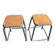 Paire de tabourets haut atelier