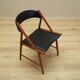 Chaise en teck, design danois, années 1970, production : Danemark