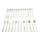 Christofle – 12-piece silver-plated fish cutlery set