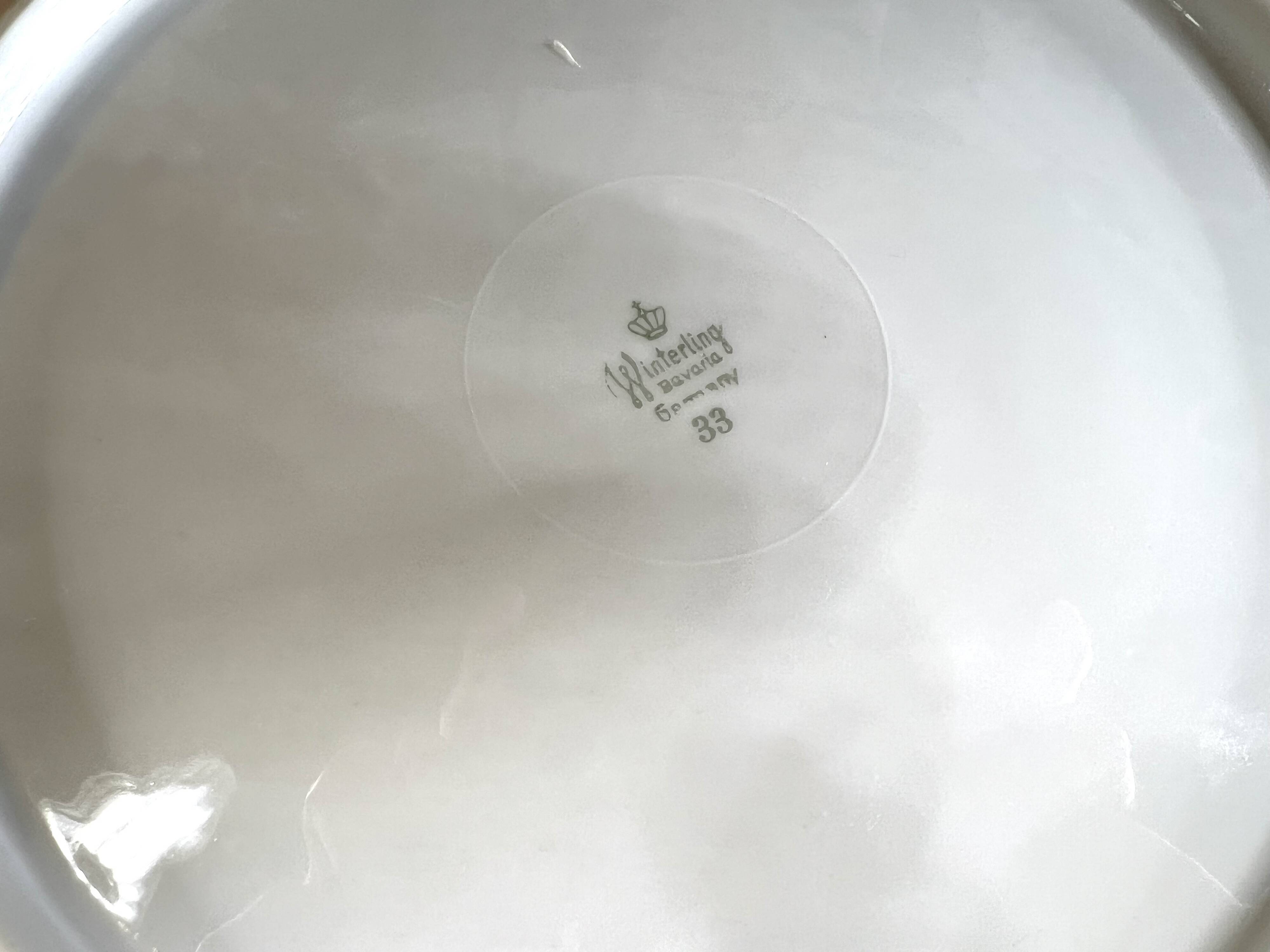 Bavaria porcelain round dish