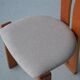 4 'Tellus' chairs in teak designed by Torstein Nilsen for A. Huseby & Co, circa 1980.