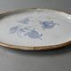 Oval dish signed Chantal and Thierry Robert, Poncé sur Loir