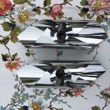 70s space age wall lights
