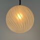 Italian suspended glass lamp Ball and Ball, 1960s, Italy