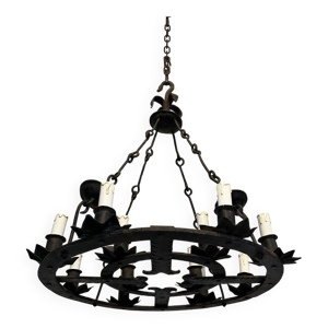 Lustre en fer forgé,