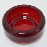 Mid-century Glass Ashtray by Glasswork Novy Bor,1960's.