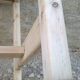 Table de ferme bois brut