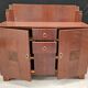 Art Deco buffet by Saddier & Fils in solid rosewood and veneer.
