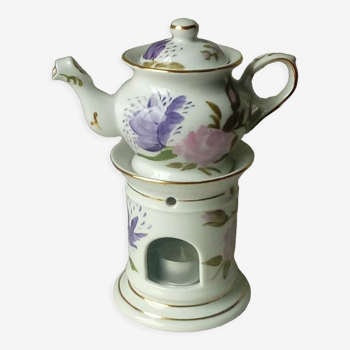 Porcelain tea maker kronester germany decor floral