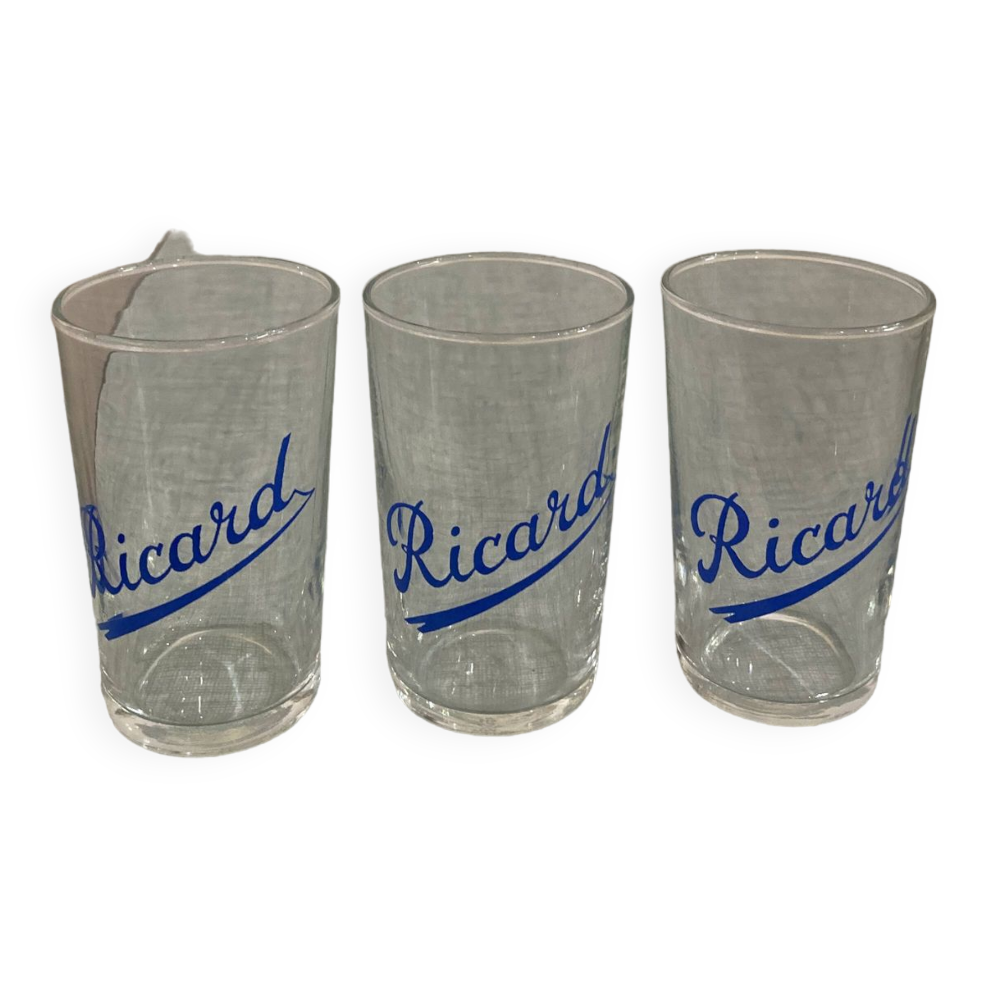 Set de 3 petits verres Ricard vintage