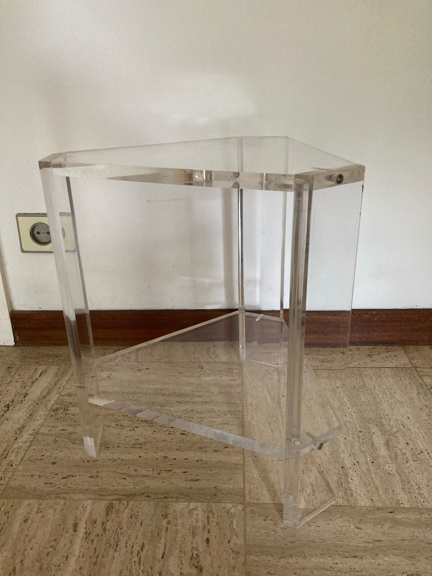 Small piece of Altuglas sofa by David Lange.