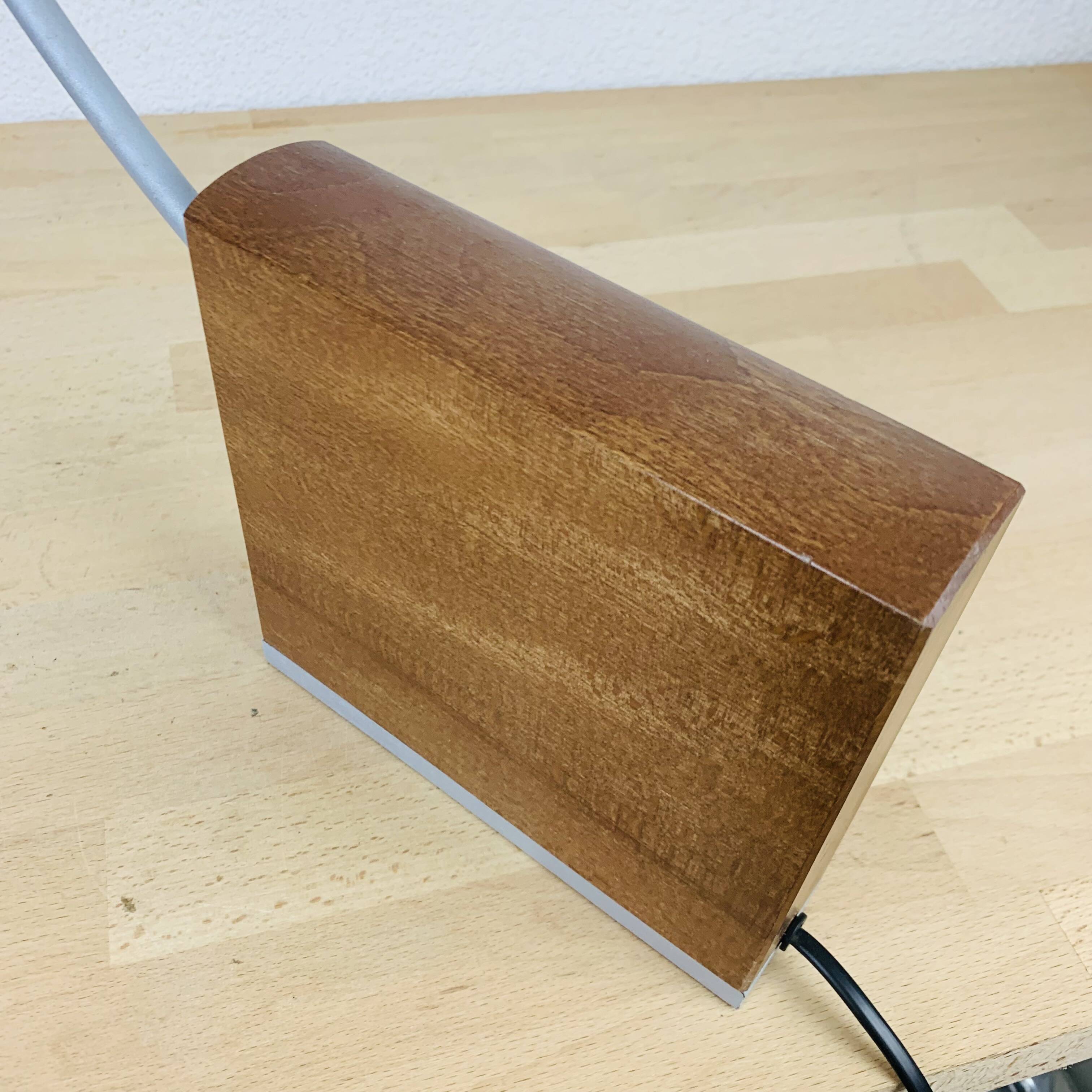 Vintage Ligne Roset teak lamp