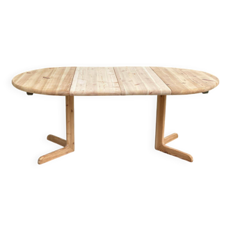 Table ronde extensible Rainer Daumiller pour Hirtshals Sawaerk 1970