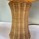 Paire de lampes en osier