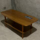 Scandinavian coffee table in teak and ceramic from the 1960s.