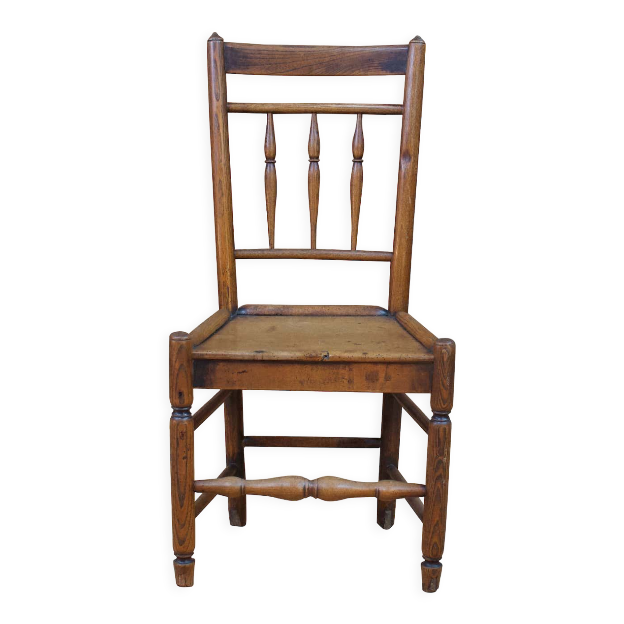 British wooden chair, nineteenth century, England