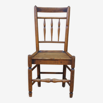British wooden chair, nineteenth century, England