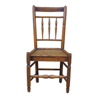 British wooden chair, nineteenth century, England