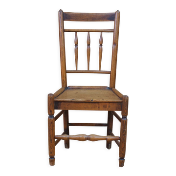 Chaise britannique en bois, XIXe siècle, Angleterre