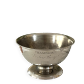 French champagne cooler bowl Leclerc Briant Vinum silver plated