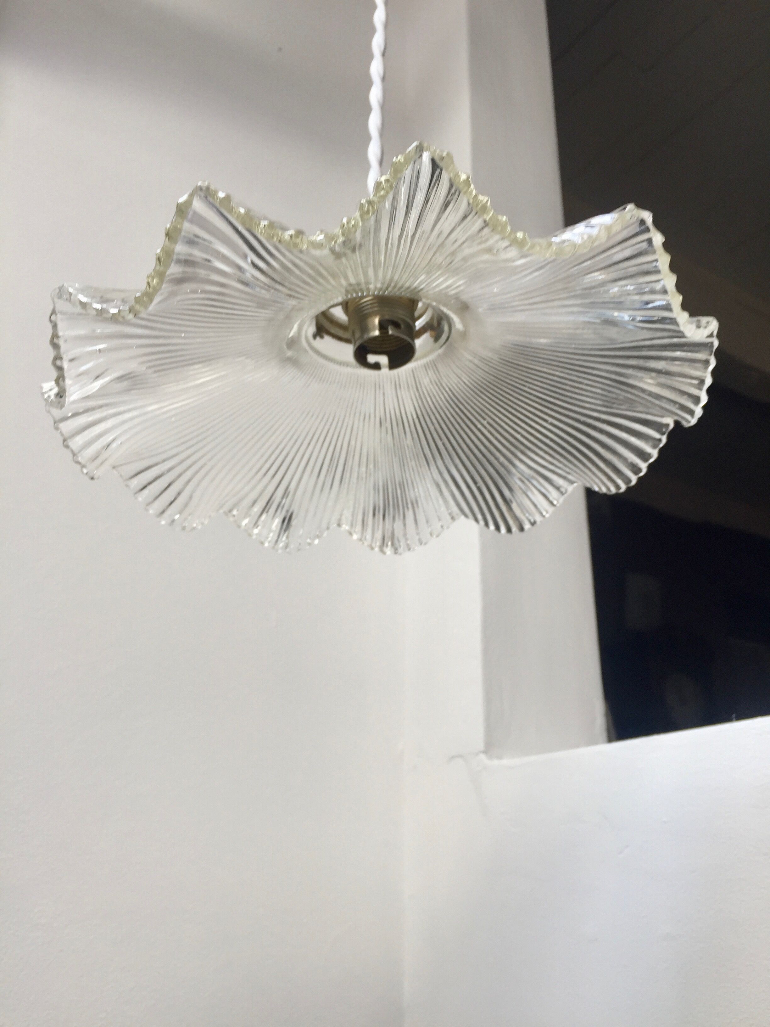 Former  striated glass hanging