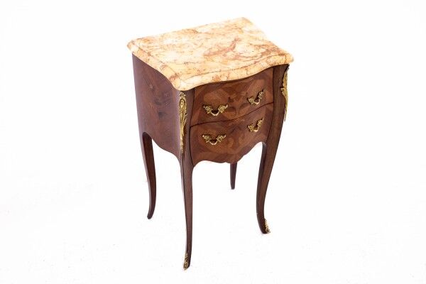 Pair of bedside tables, early 20th century, France.