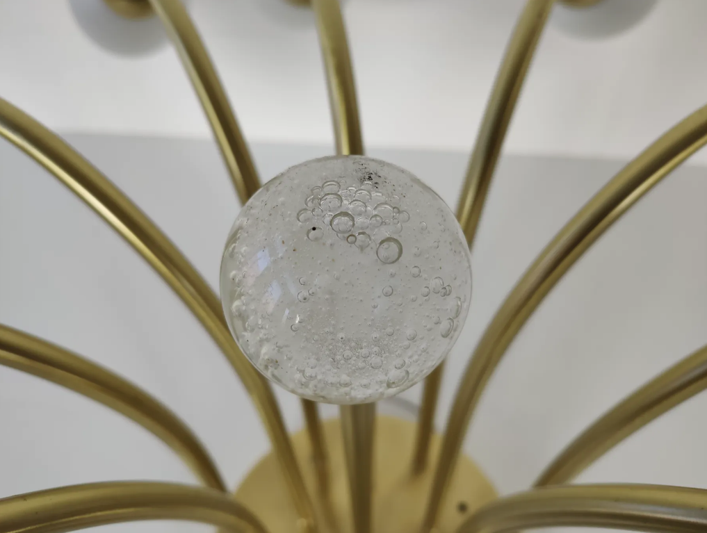 Vintage Hillebrand brass chandelier