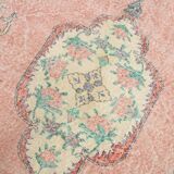 Pink madallion carpet rug 310x199cm