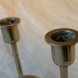 Pair of brass candlesticks