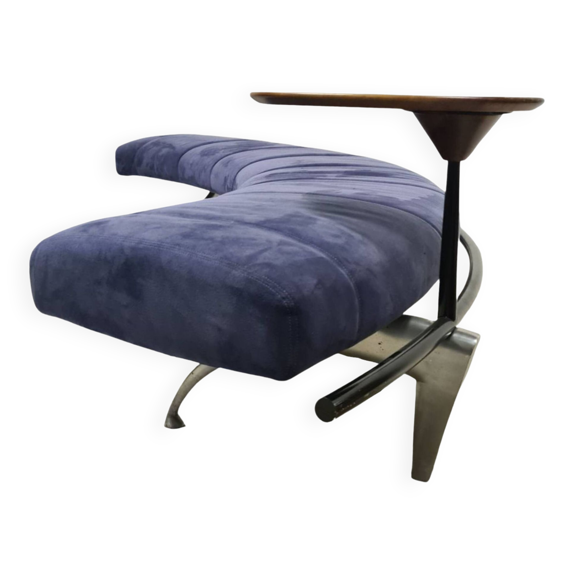 Canapé courbé "Waiting" de Rodolfo Dordoni pour Moroso, Italie 1980