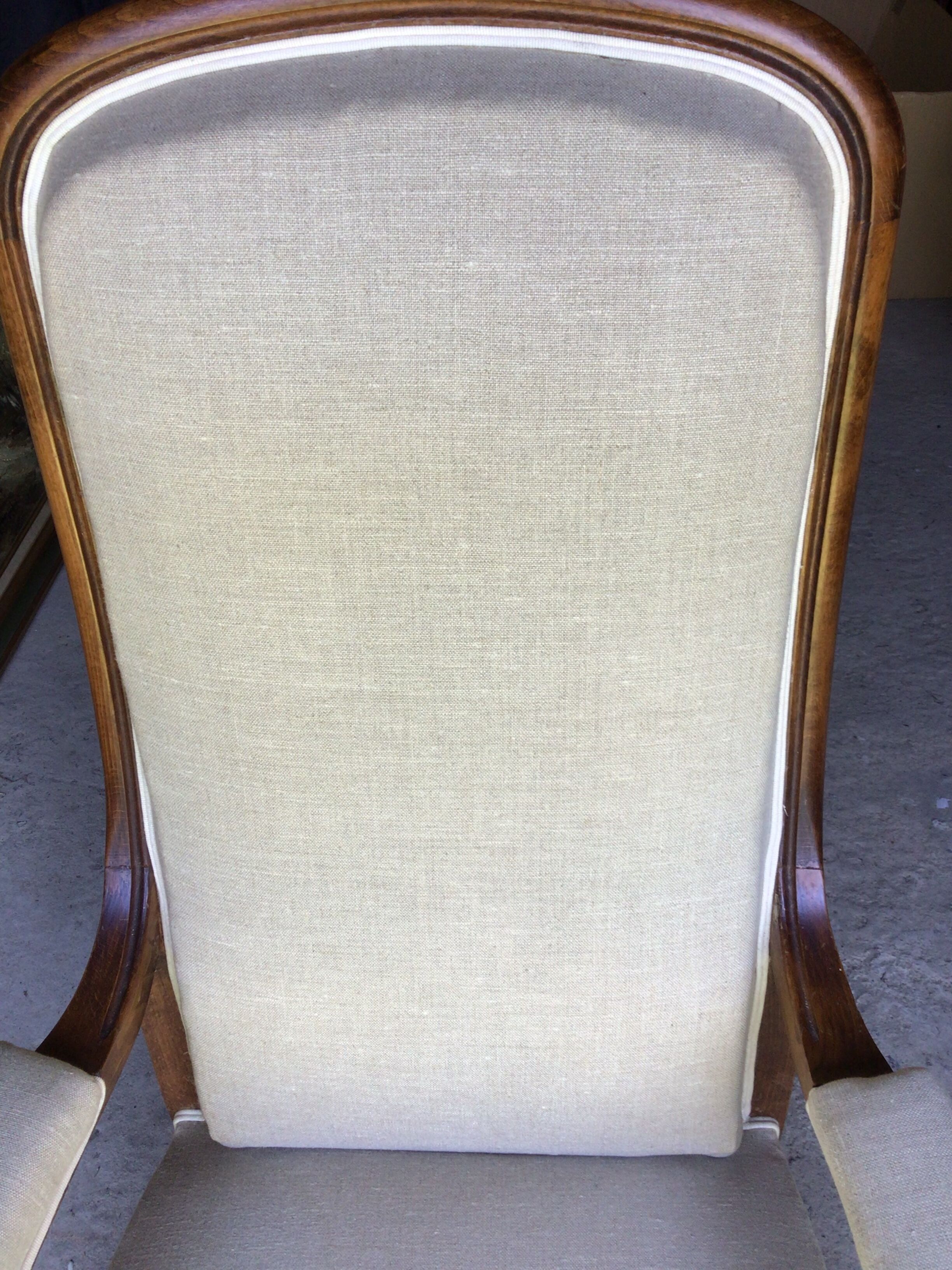 Set of 2 Voltaire armchairs