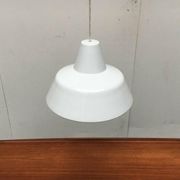 Modern Danish enamel pendant lamp from the mid-century by Louis Poulsen, 1960s.