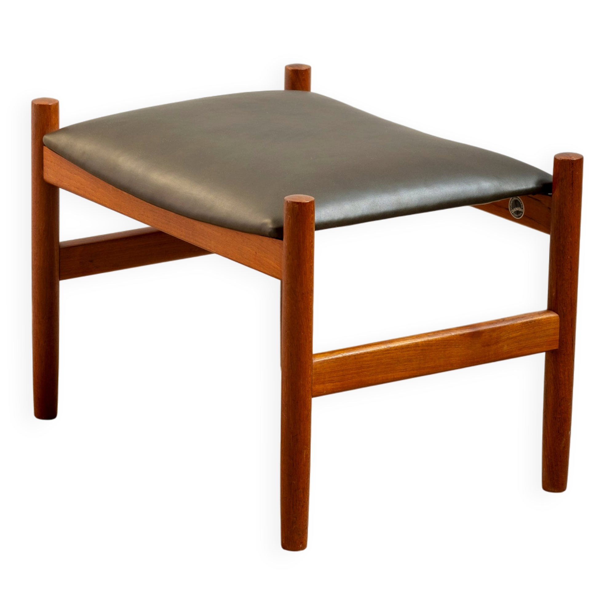 Hugo Frandsen Ottoman by Spøttrup, 1960s Denmark