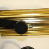 Golden lamp with vintage clamp