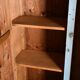 Industrial vintage wooden locker 3 doors