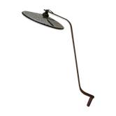 Old patinated metal workshop lamp