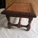 SMALL WOODEN BENCH / CANE