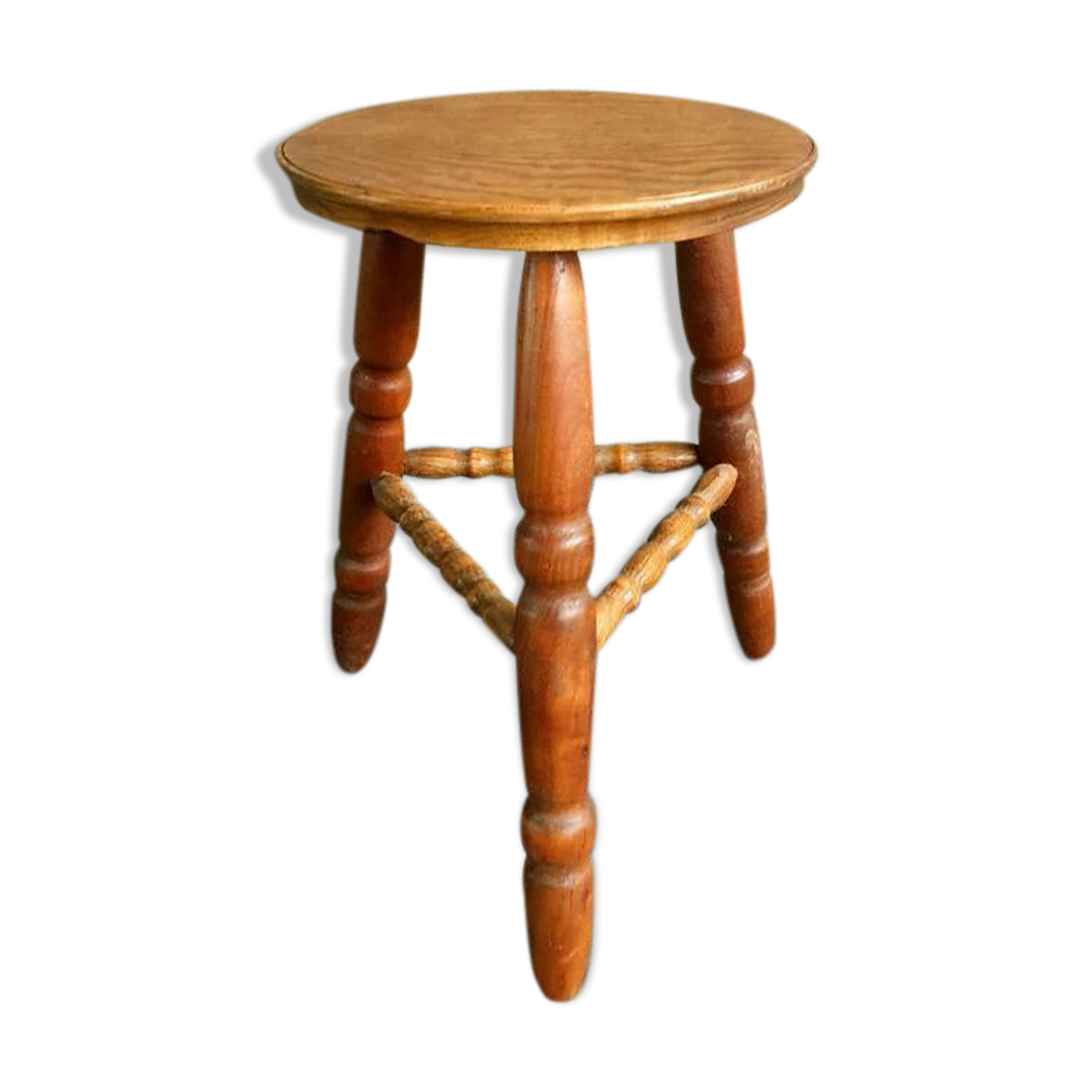 Old oak stool