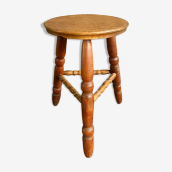 Old oak stool