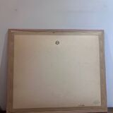 vintage tapestry framed under glass