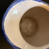 Domingo Punter blue ceramic pitcher, Teruel, 1960